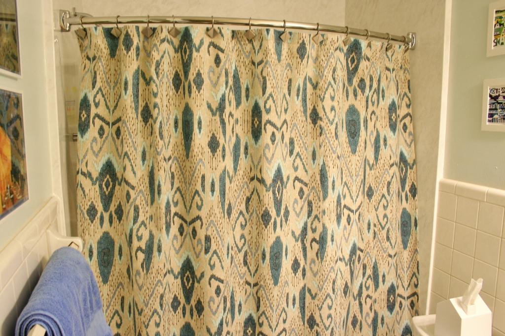 Shower Curtains Ikat Or Colorful, Ikat Shower Curtain