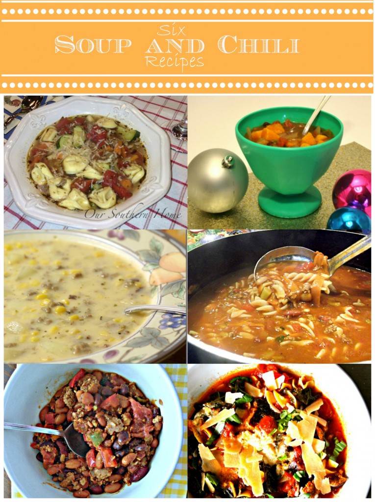 Six Soup and Chili Recipes | www.rappsodyinrooms.com