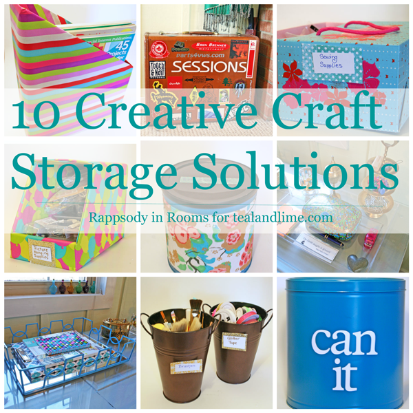 Creative Craft Storage Solutions in Plain Sight | www.rappsodyinrooms.com