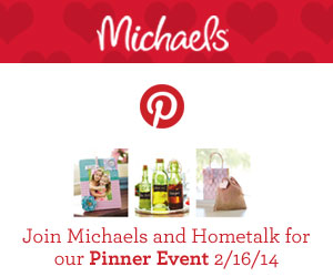 Michaels and Hometalk Pinterest Pary | www.rappsodyinrooms.com