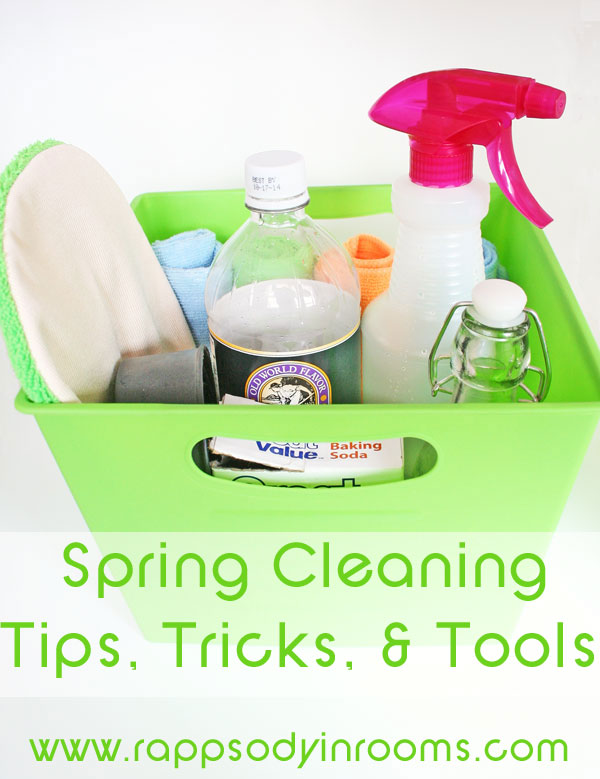 Spring Cleaning Tips, Tricks, and Tools for Easier Cleaning | www.rappsodyinrooms.com