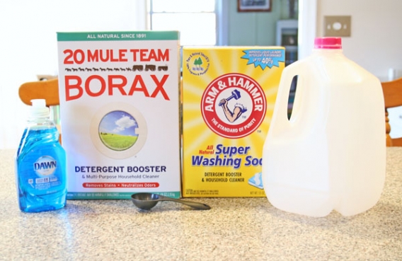 Homemade No Grate Laundry Detergent