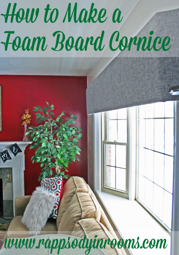 How To Make Foam Board Cornice Rhapsody In Rooms