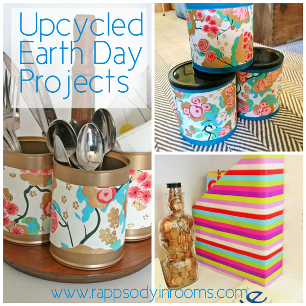Upcycled Earth Day Projects | www.rappsodyinrooms.com