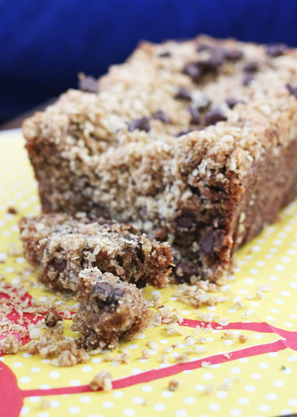 Chocolate Chip Zucchini Bread Recipe | www.rappsodyinrooms.com