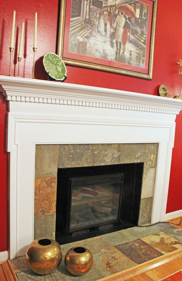 How to Clean and Paint a Fireplace Box | www.rappsodyinrooms.com