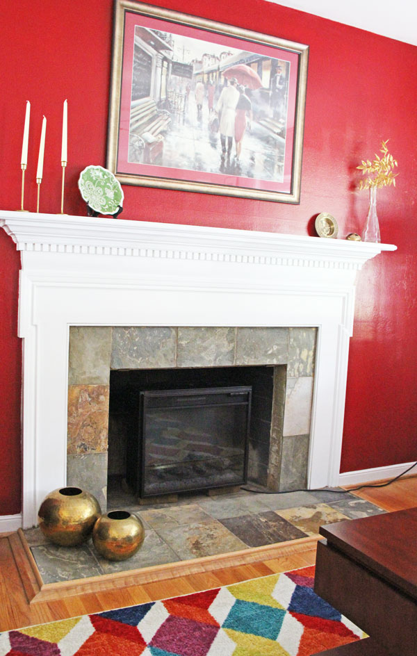 How to Clean and Paint a Fireplace Box | www.rappsodyinrooms.com