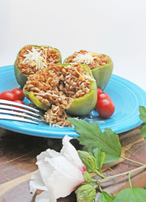 Vegetarian Stuffed Peppers | www.rappsodyinrooms.com