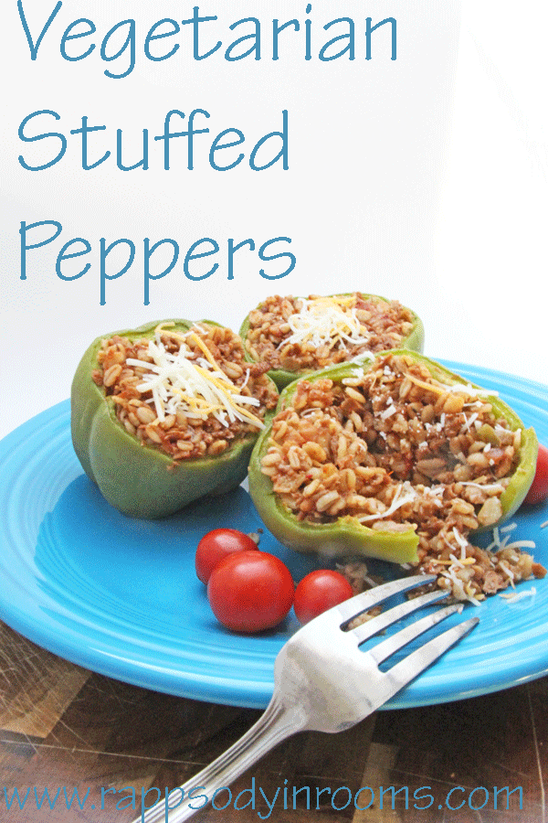 Vegetarian Stuffed Peppers | www.rappsodyinrooms.com