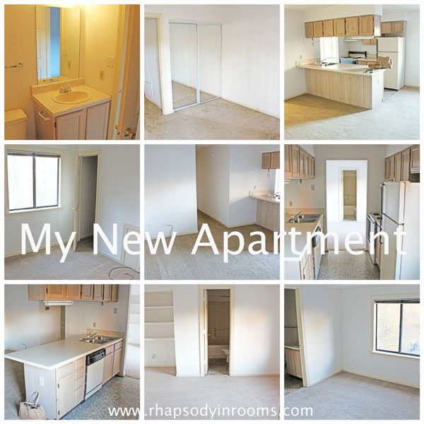 My Empty Apartment Tour | www.rhapsodyinrooms.com