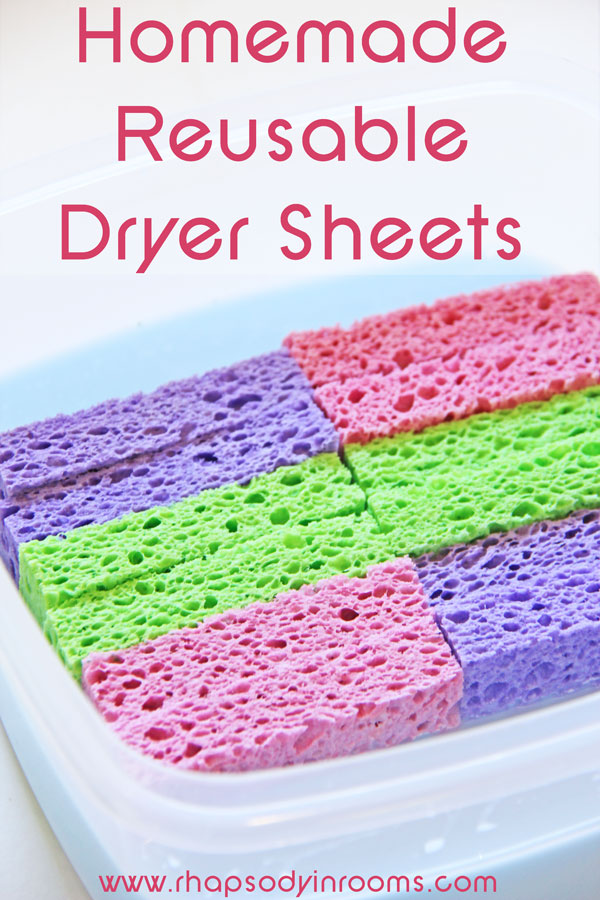 Homemade dryer store sheets