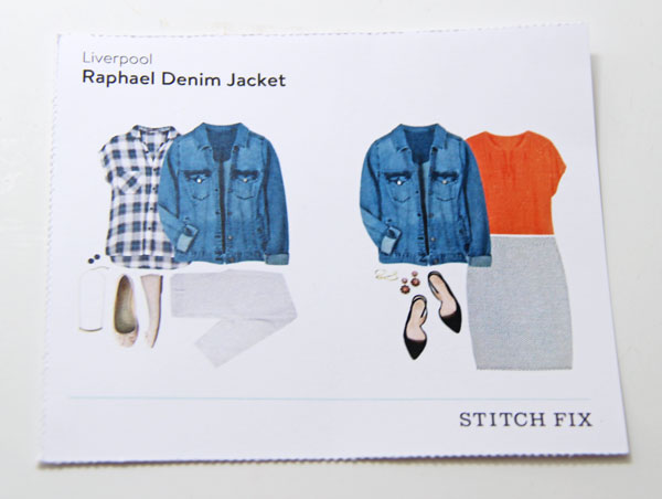 Liverpool denim sales jacket stitch fix