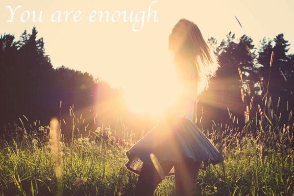 You are enough | www.rhapsodyinrooms.com