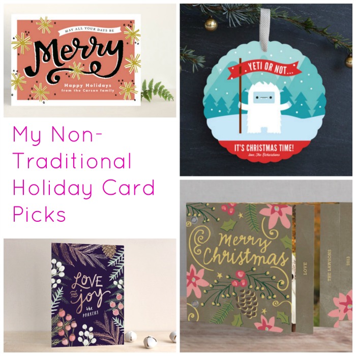 My Non-Traditional Holiday Card Picks | www.rhapsodyinrooms.com